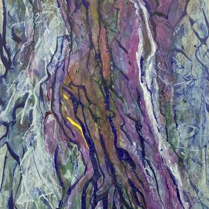 ancient yews abstract painting