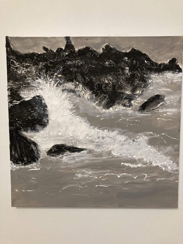 Crashing Waves Painting
